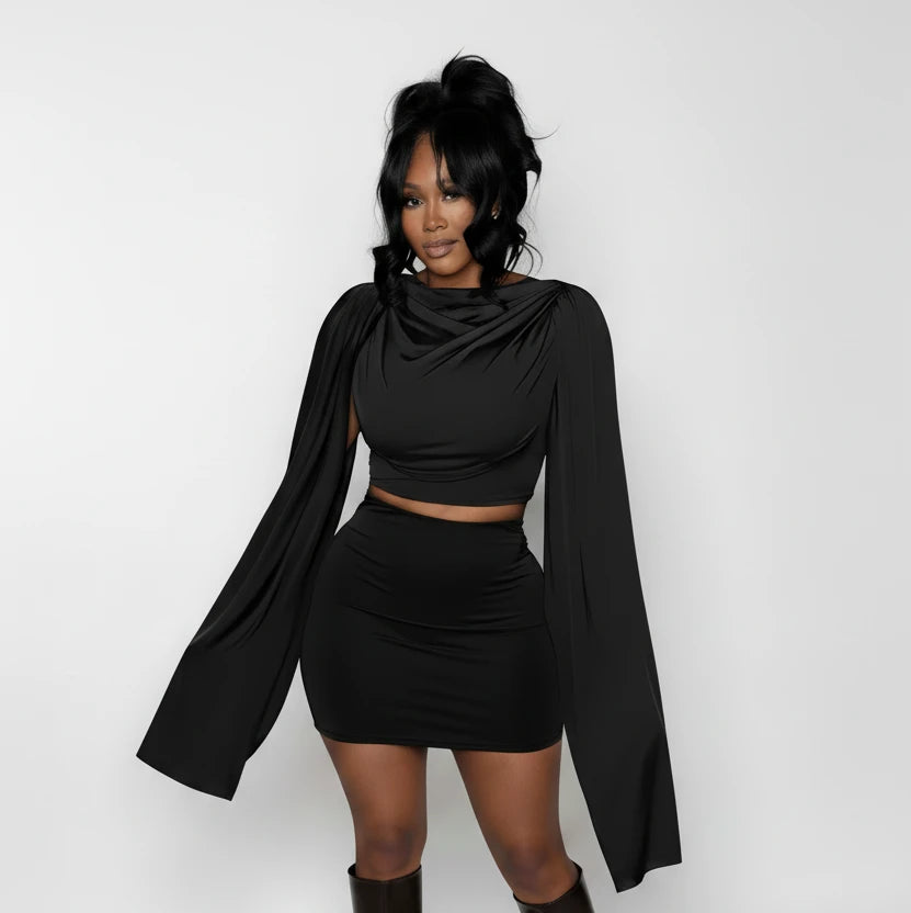 Ribbon Tank & Mini Skirt Set